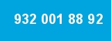 932 001 88 92 932 001 88 92